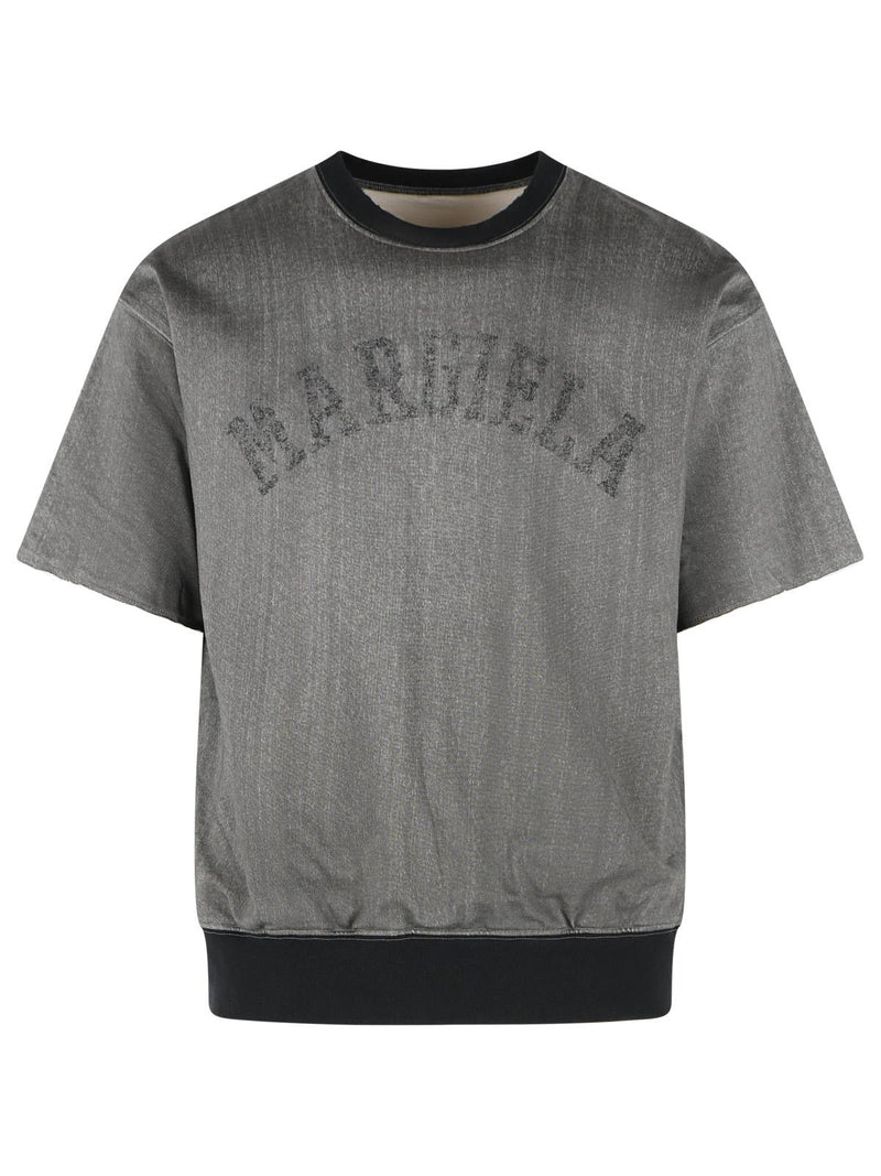 Maison Margiela Maison Margiela Viscose Cotton Polo Grey Men - World Class Fashion
