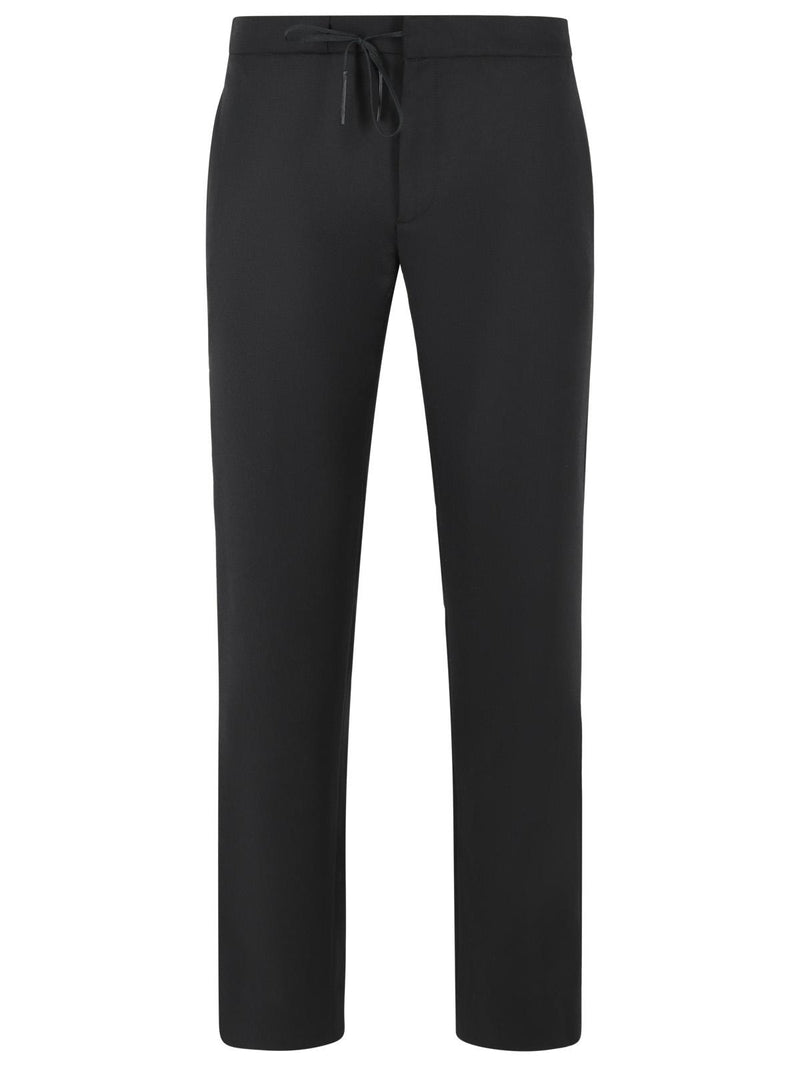 Maison Margiela Maison Margiela Black Virgin Wool Men Trousers - World Class Fashion