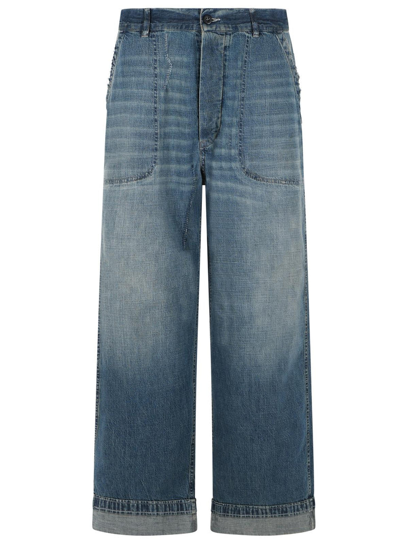 Maison Margiela Maison Margiela Light Cotton Jeans Blue Men - World Class Fashion