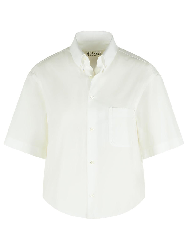 Maison Margiela Maison Margiela White Cotton Shirt Women - World Class Fashion