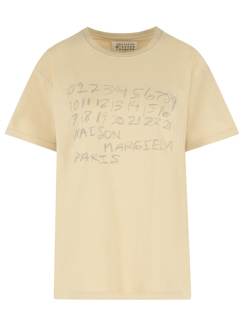 Maison Margiela Maison Margiela Ivory Cotton Polo Shirt Women - World Class Fashion