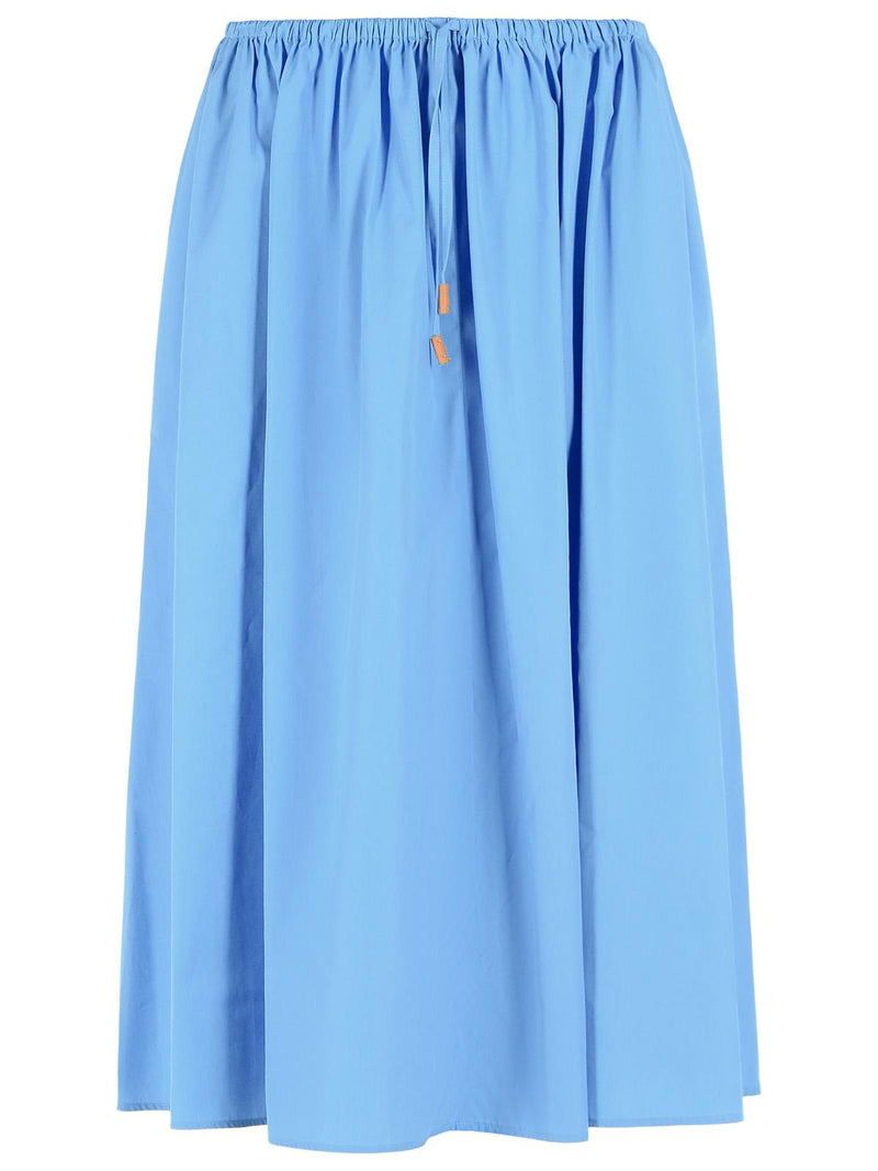 Marni Falda de algodón azul claro Marni para mujer - World Class Fashion