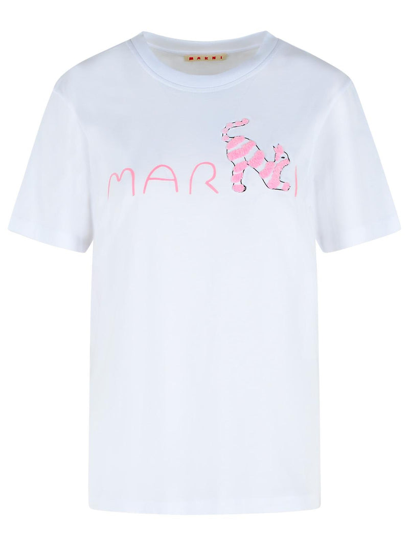 Marni Marni Polo de algodón blanco para mujer - World Class Fashion