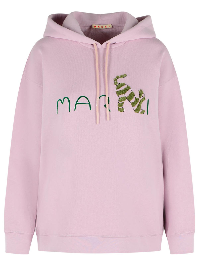 Marni Marni Cotton Sweatshirt Pink Women - World Class Fashion
