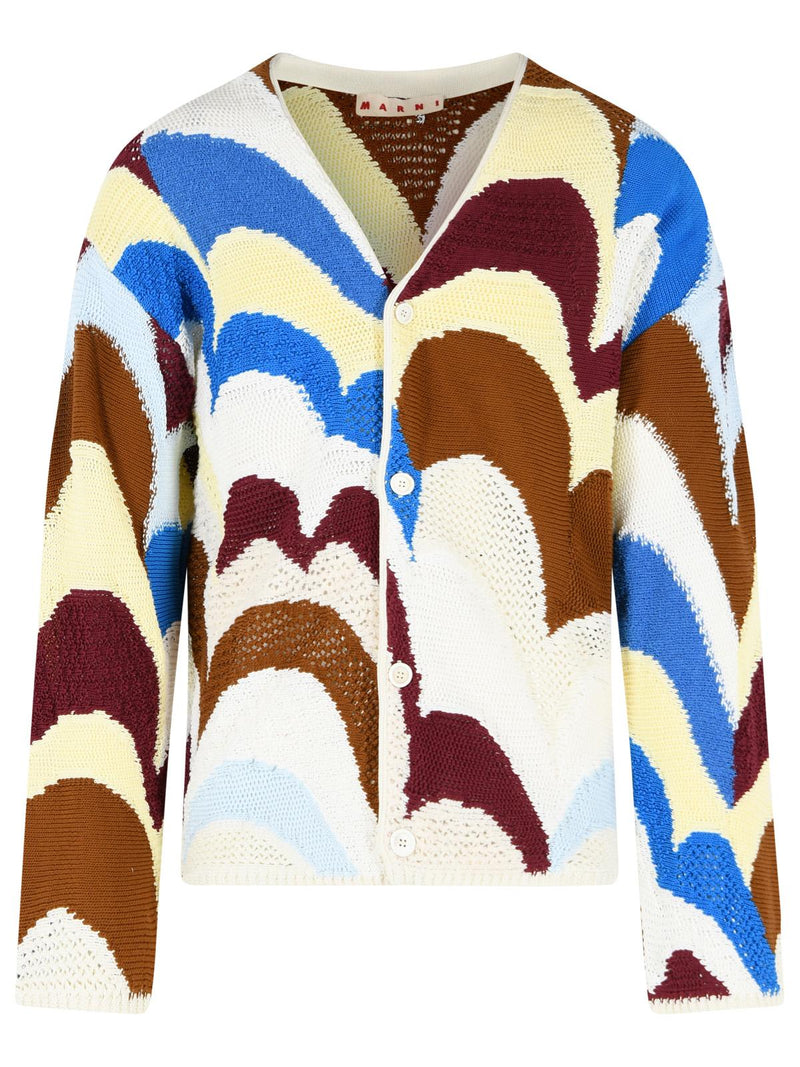 Marni Cárdigan Marni multicolor de algodón para hombre - World Class Fashion