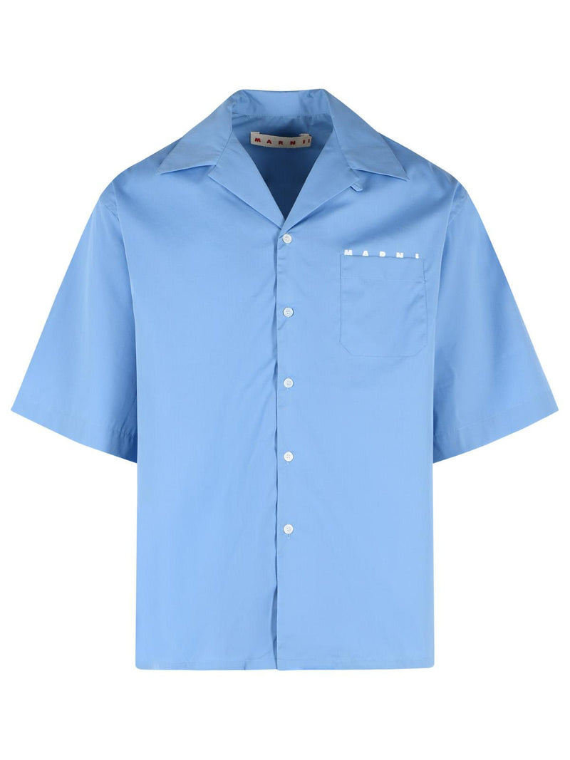Marni Marni Light Blue Cotton Shirt Men - World Class Fashion