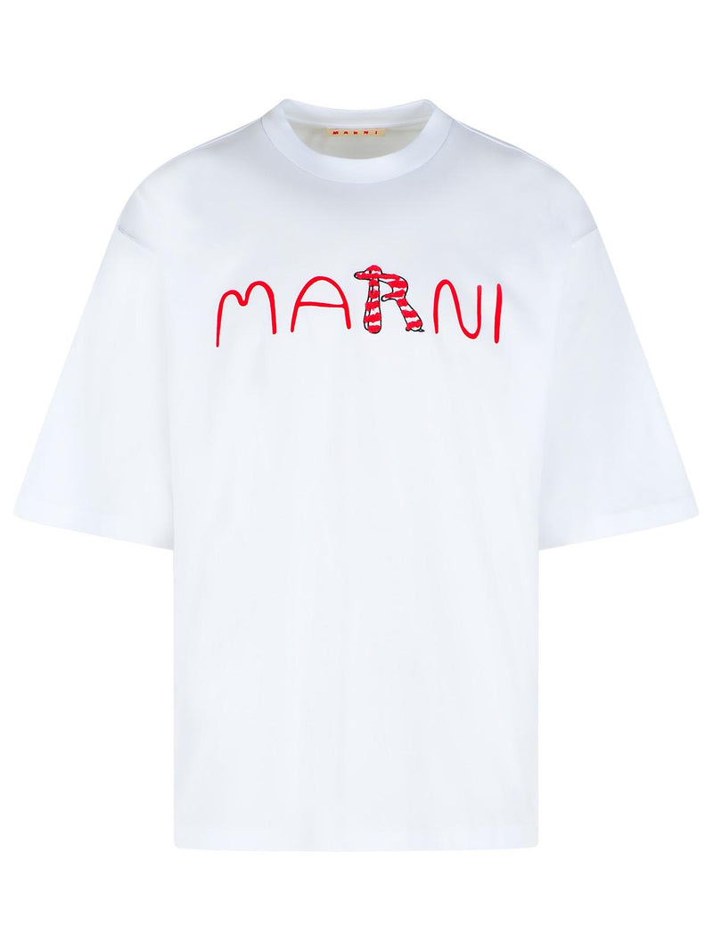 Marni Marni Cotton Polo Shirt White Men - World Class Fashion