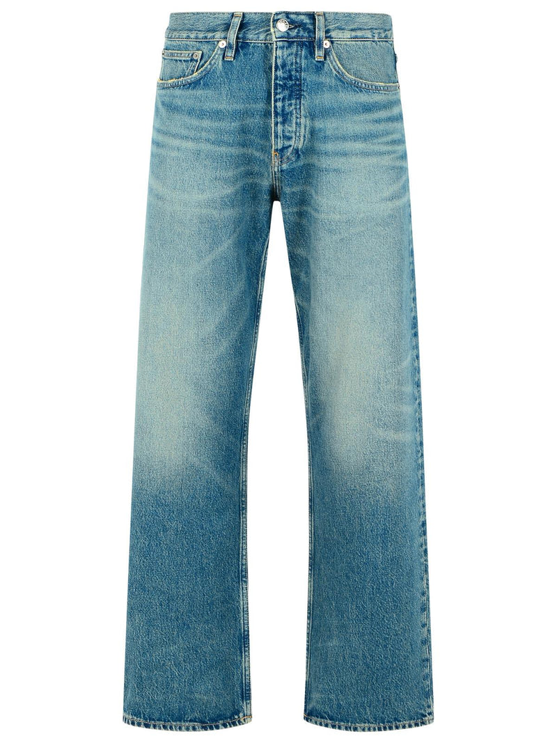 Sunflower Sunflower Loose Dark Blue Cotton Jeans - World Class Fashion