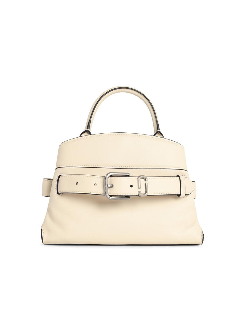 Marc Jacobs Bolso Pequeño Marc Jacobs THE Satchel de Piel Blanca - World Class Fashion