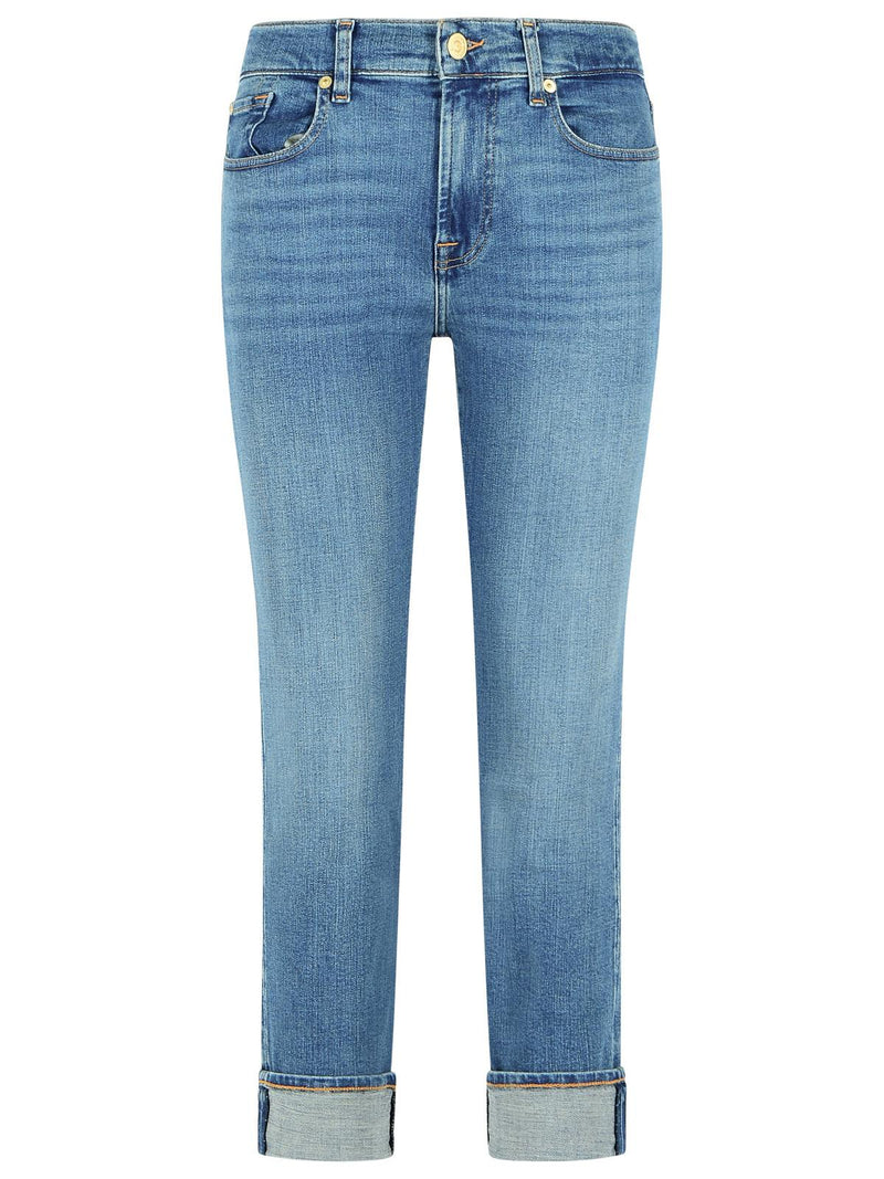 7 For All Mankind 7 For All Mankind Relaxed Skinny Blue Women Jeans - World Class Fashion