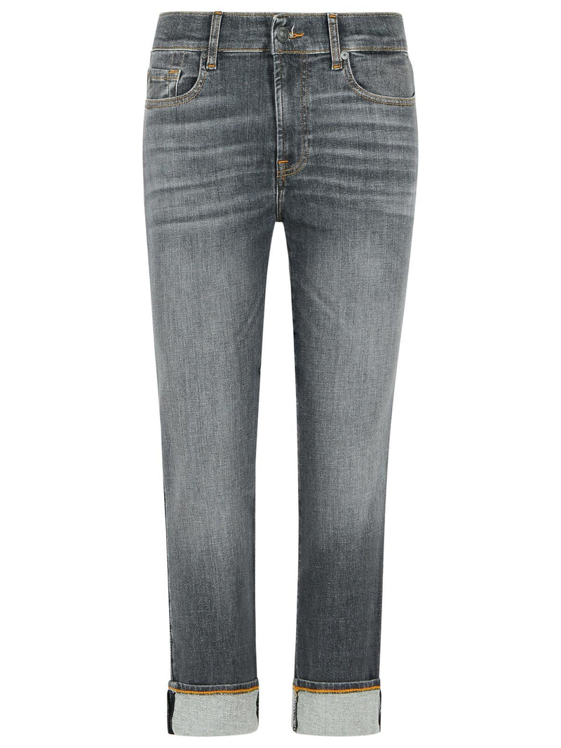 7 For All Mankind 7 For All Mankind Relaxed Skinny Grey Women Jeans - World Class Fashion