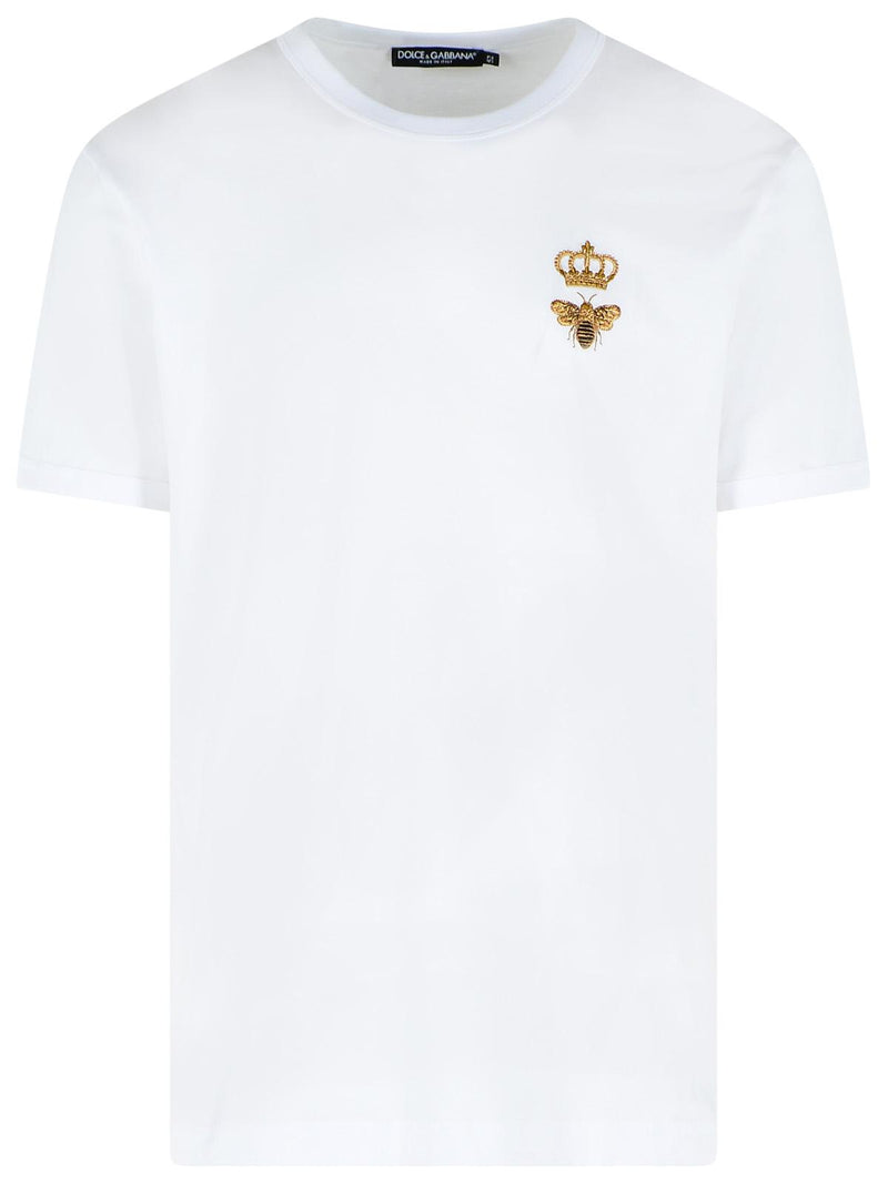 Dolce & Gabbana Dolce & Gabbana Viscose Blend Polo Shirt White - World Class Fashion