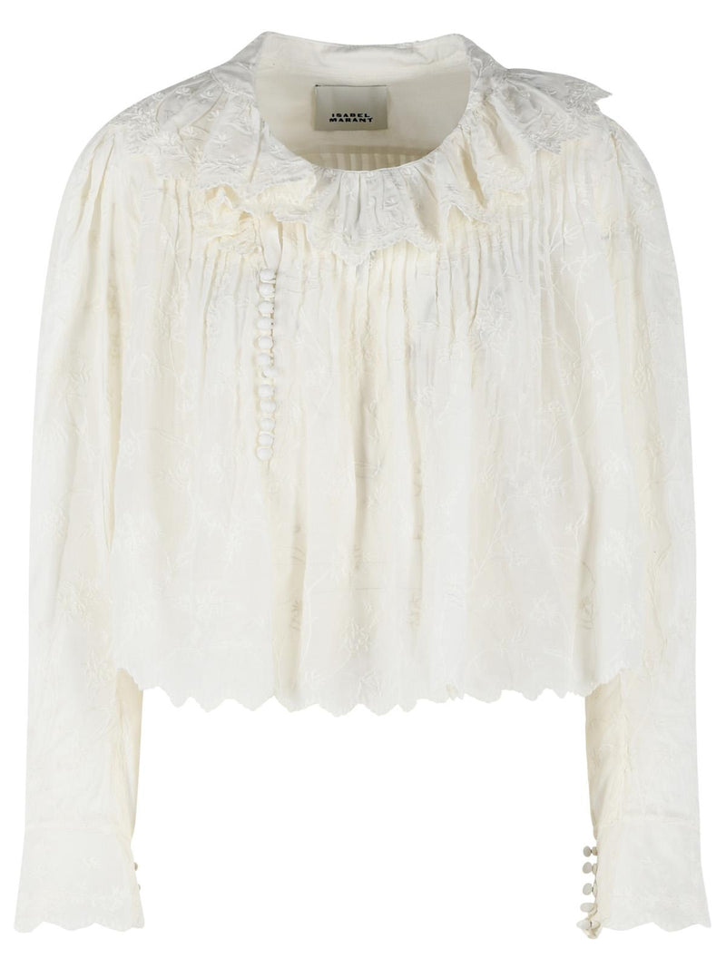 Isabel Marant Isabel Marant ZELLY White Blouse - World Class Fashion