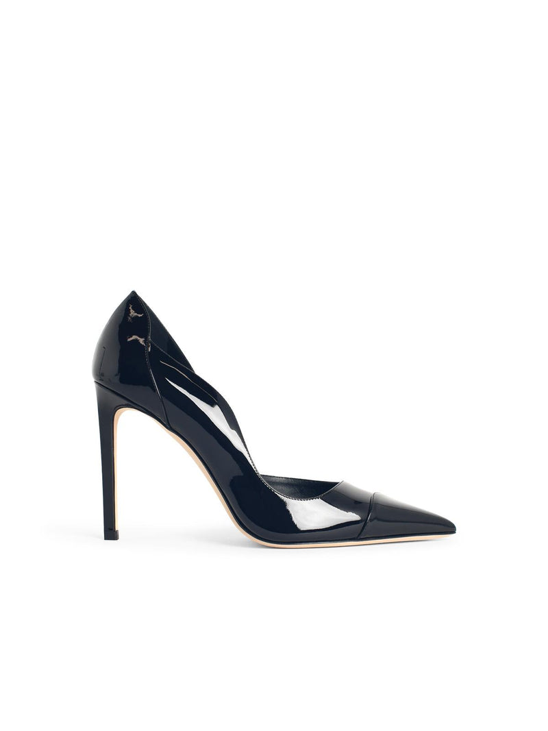 Jimmy Choo Zapatos de tacón Jimmy Choo Brigitte 100 de piel acharolada negra - World Class Fashion