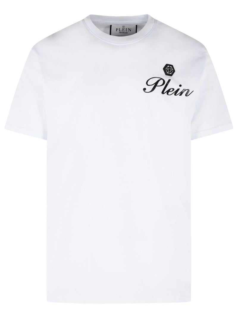 Philipp Plein Philipp Plein White Cotton T-shirt - World Class Fashion