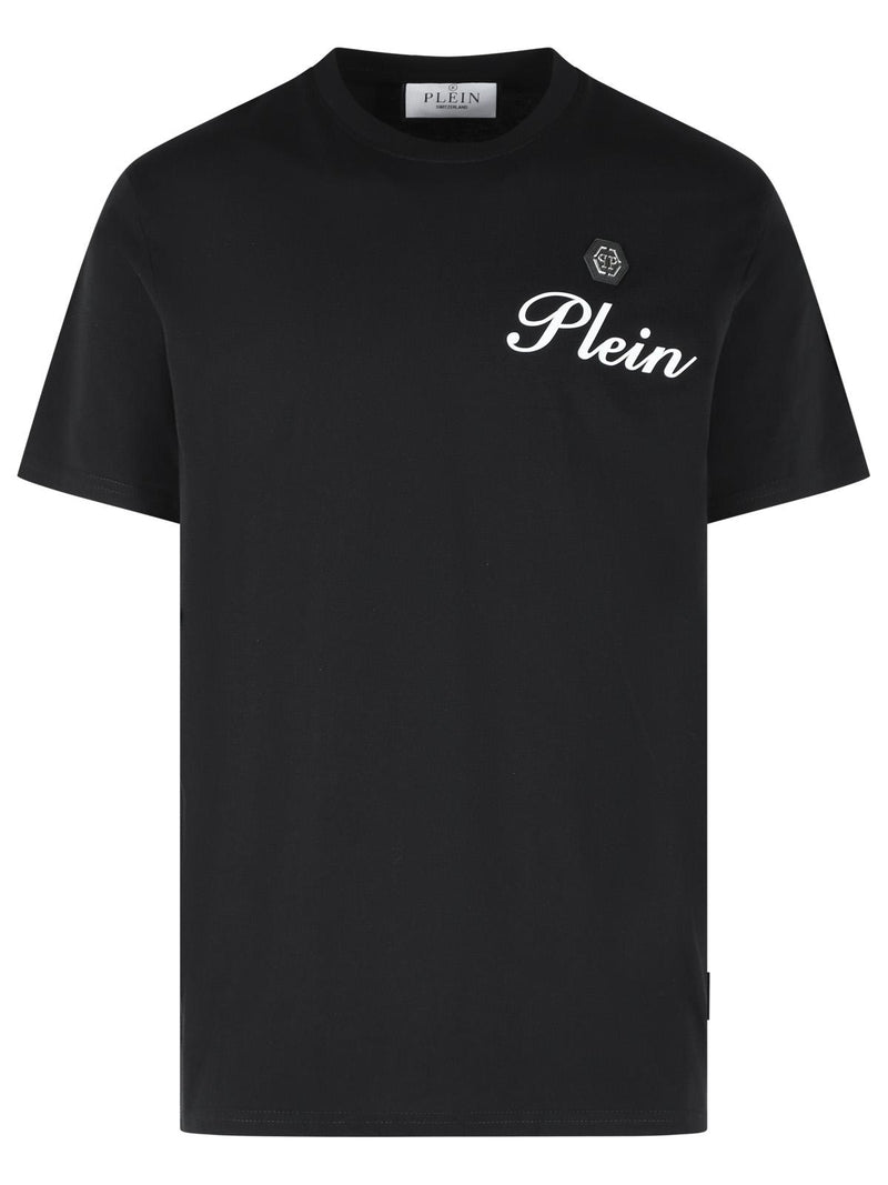 Philipp Plein Philipp Plein Black Cotton T-shirt - World Class Fashion