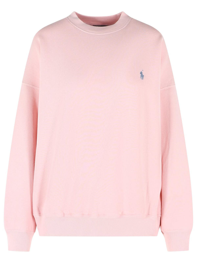 Polo Ralph Lauren Polo Ralph Lauren Cotton Blend Sweatshirt Pink - World Class Fashion