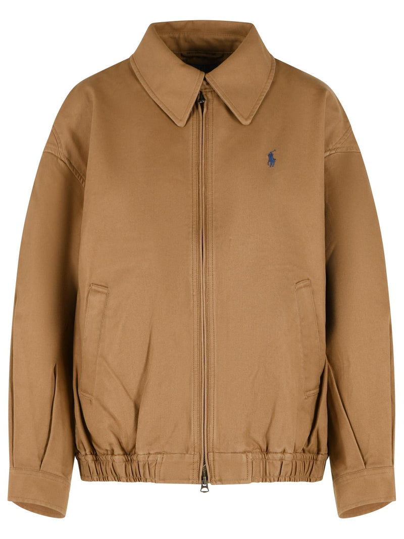 Polo Ralph Lauren Chaqueta de algodón Polo Ralph Lauren color beige para mujer - World Class Fashion