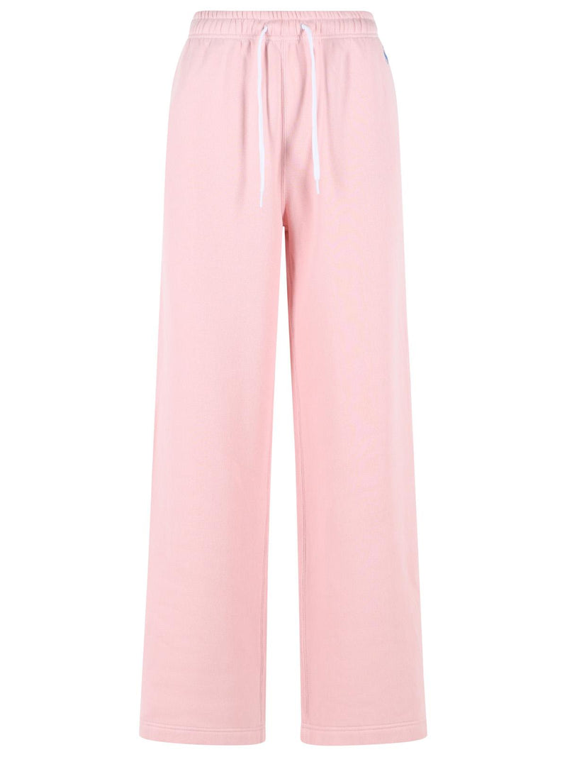 Polo Ralph Lauren Polo Ralph Lauren Jogger Pink Cotton Blend Women Trousers - World Class Fashion
