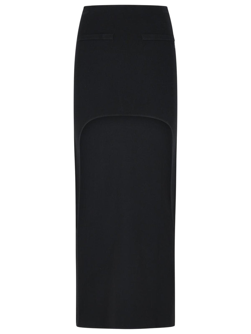 Courreges Courreges Long Skirt Black Viscose Blend Women - World Class Fashion