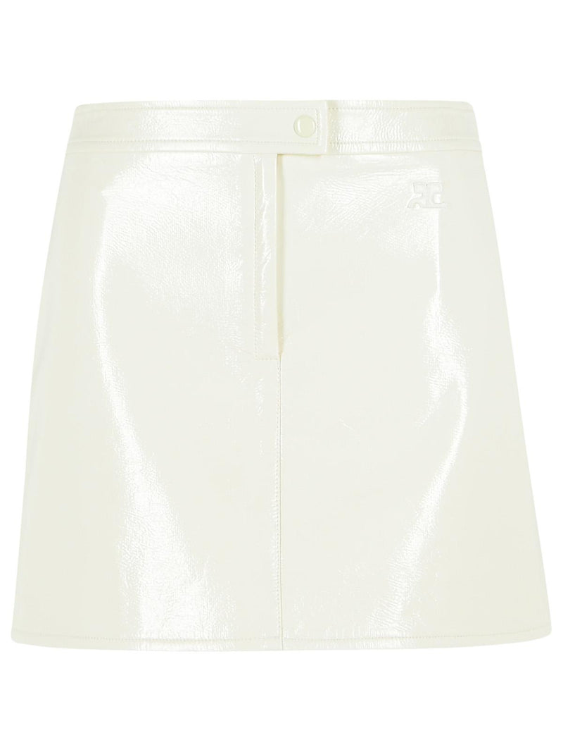Courreges Minifalda blanca Courreges REEDITION para mujer - World Class Fashion