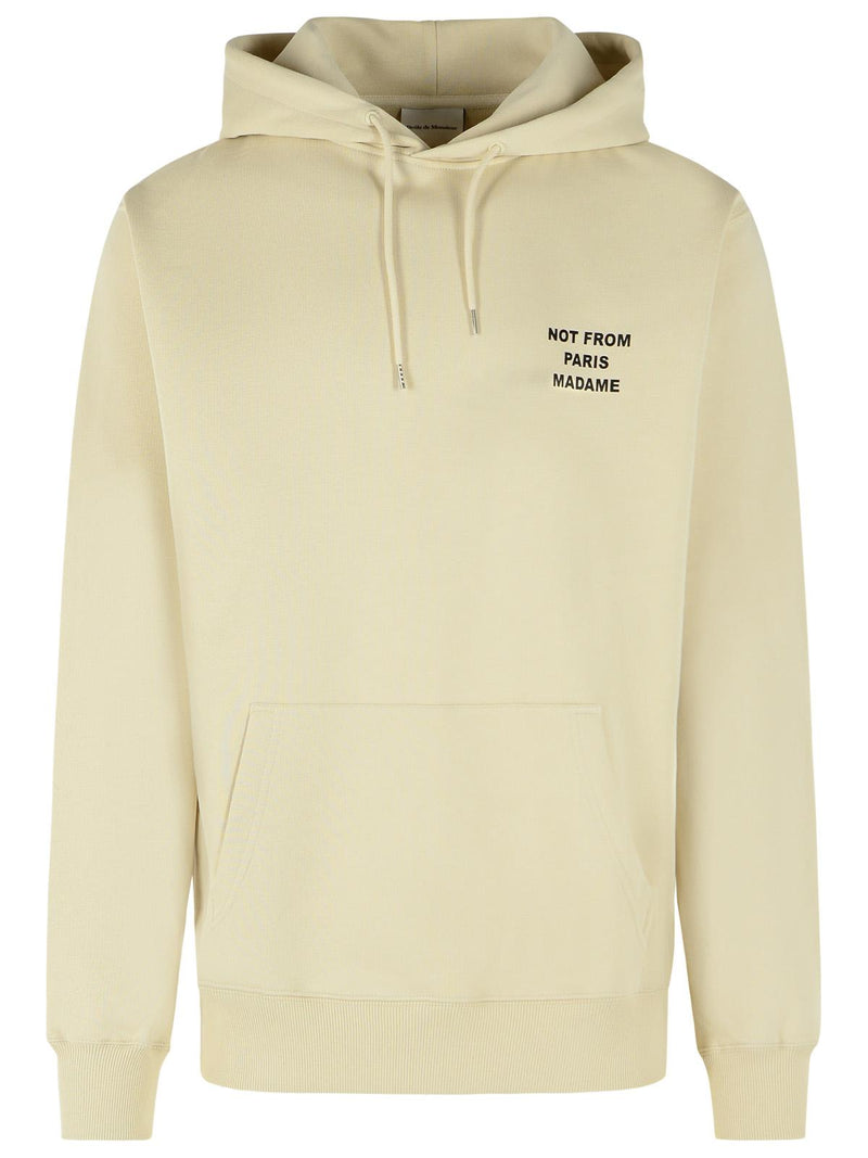 Drole De Monsieur Sudadera de Algodón Color Marfil para Hombre Drole De Monsieur - World Class Fashion