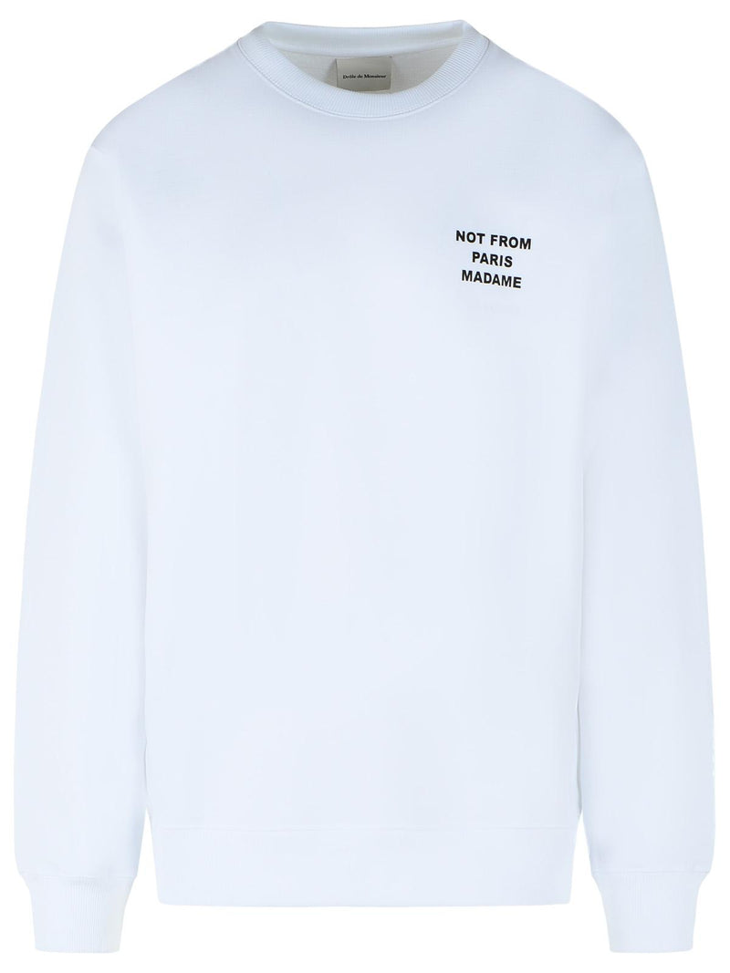 Drole De Monsieur Drole De Monsieur White Cotton Polo Shirt - World Class Fashion