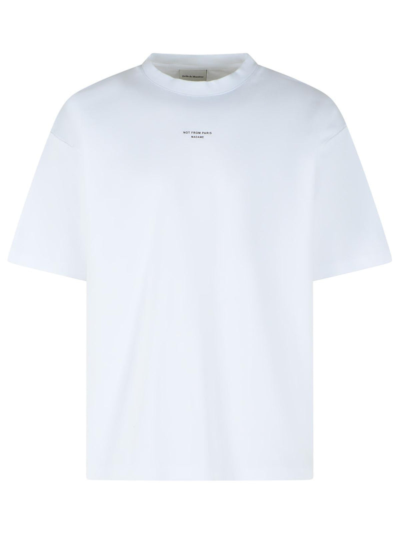 Drole De Monsieur Drole De Monsieur Men Polo Shirt White - World Class Fashion