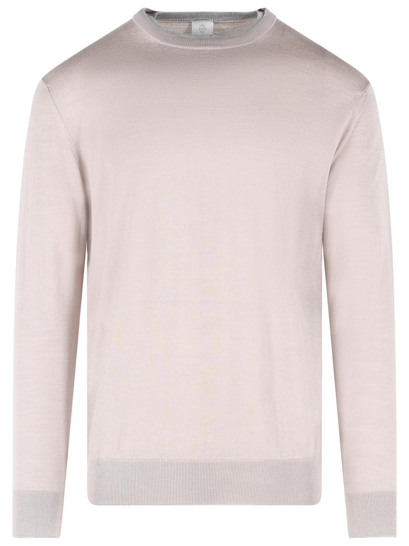Eleventy Eleventy Pink Wool and Silk Sweater - World Class Fashion