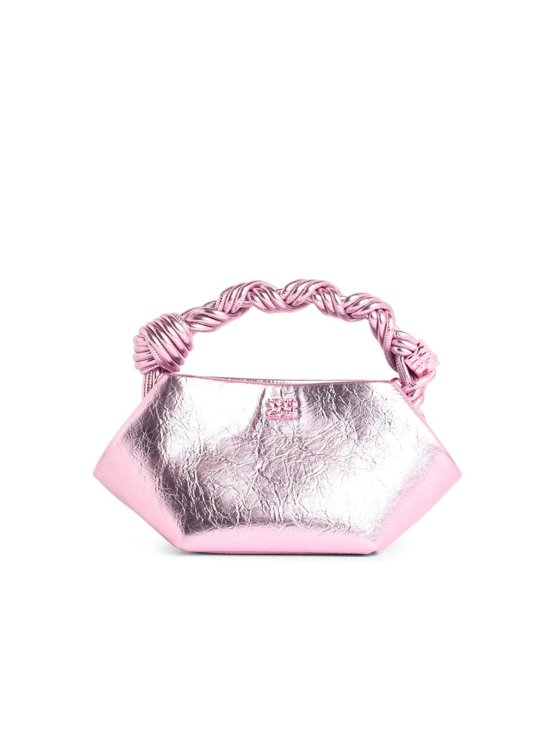Ganni Ganni BOU Mini Bag Pink Leather - World Class Fashion