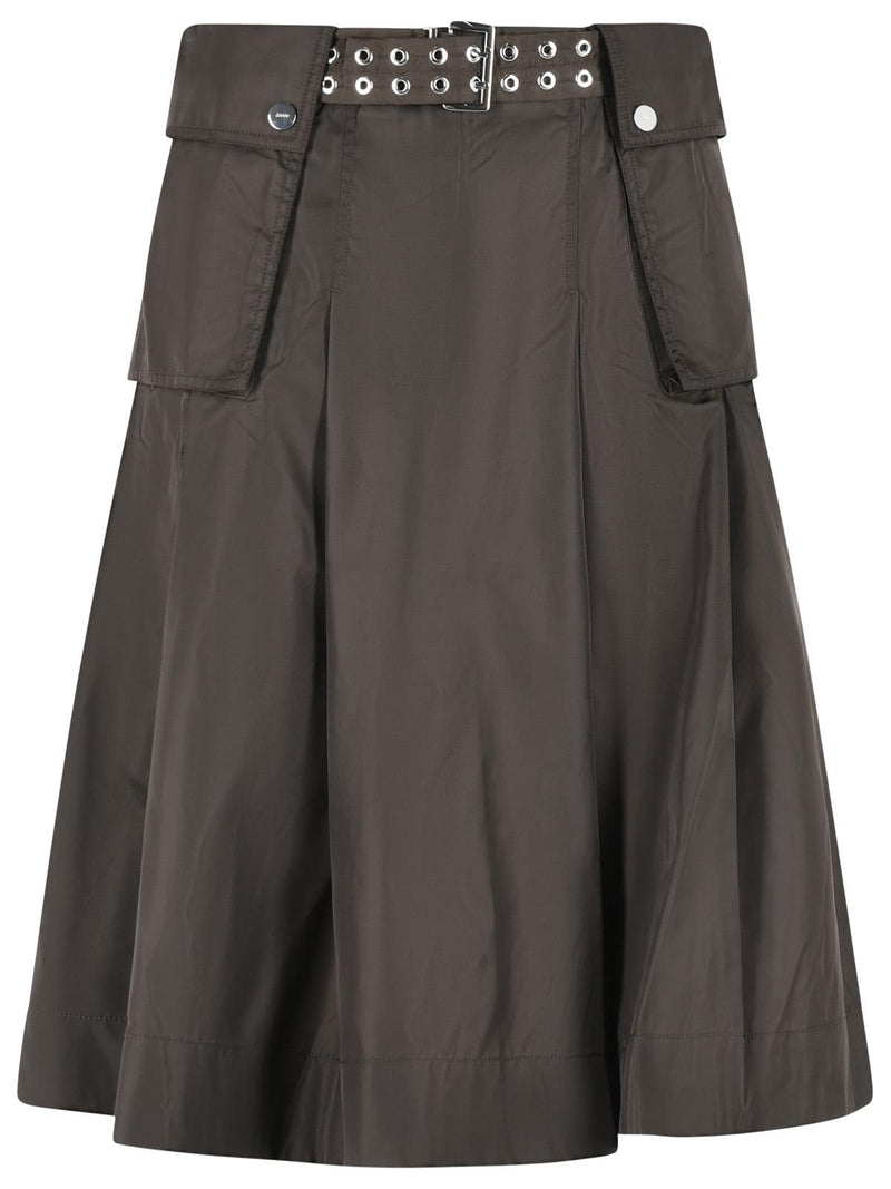Ganni Ganni Polyamide Skirt Brown Women - World Class Fashion
