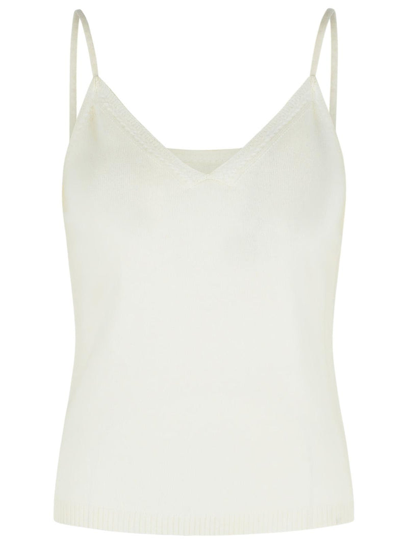 Lisa Yang Lisa Yang NALA Cream Cashmere Tank Top - World Class Fashion