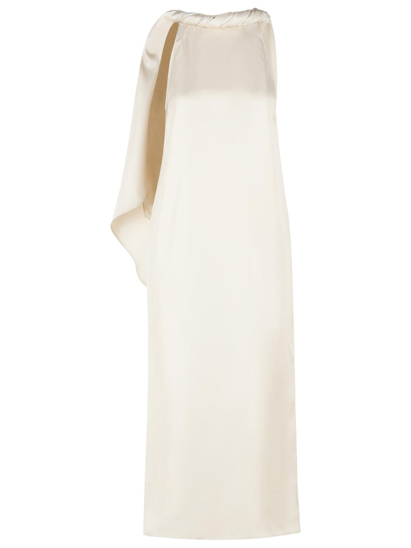 Loulou De Saison Loulou De Saison VESTIDO SUSAN De seda color marfil - World Class Fashion