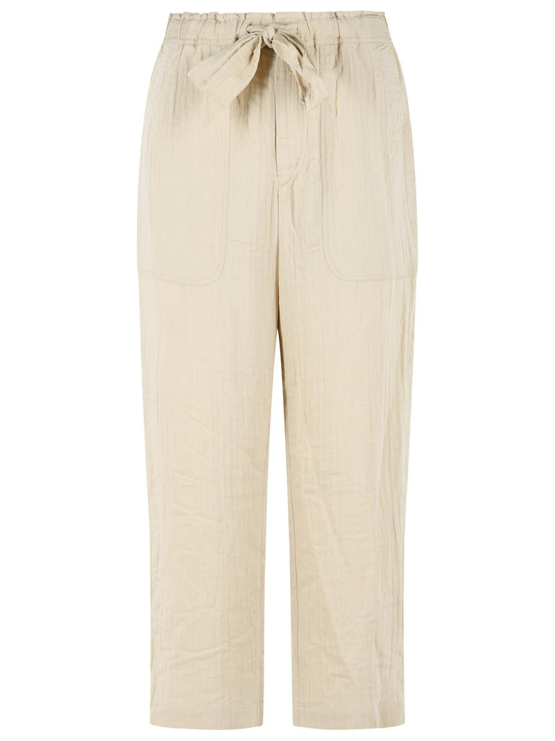Isabel Marant Etoile Pantalones de mezcla de algodón beige Bilna de Isabel Marant Etoile - World Class Fashion