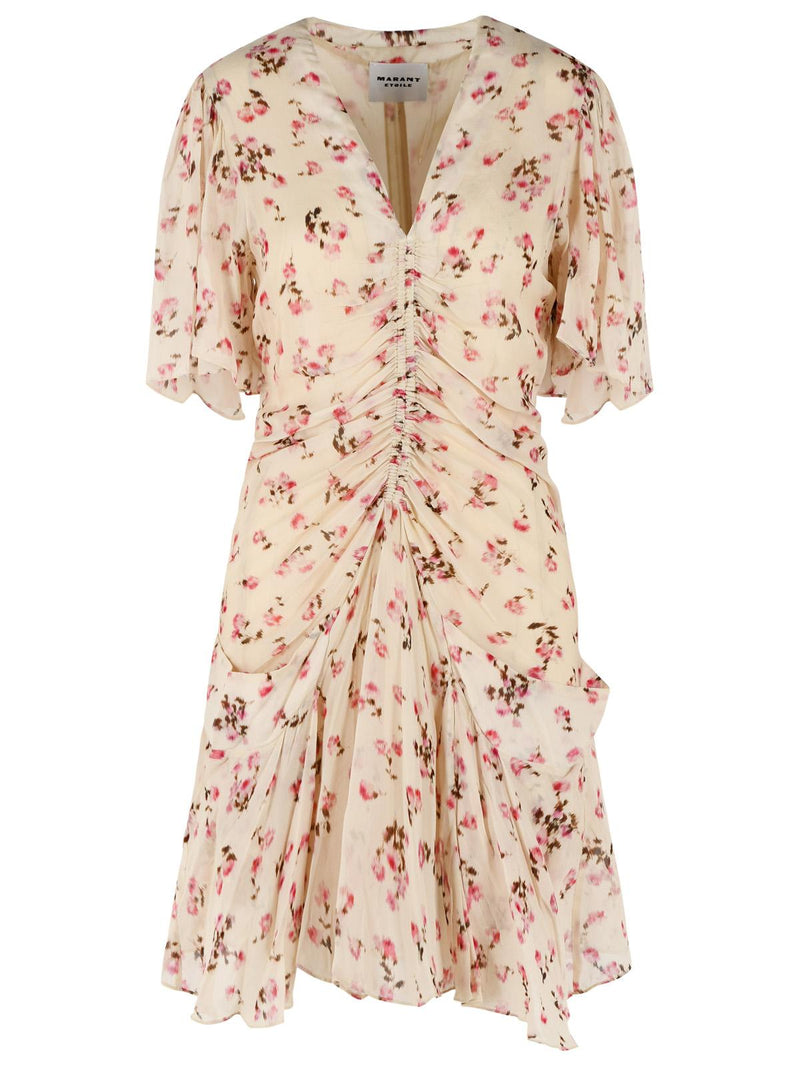 Isabel Marant Etoile Isabel Marant Etoile Vivienne Beige Viscose Dress - World Class Fashion