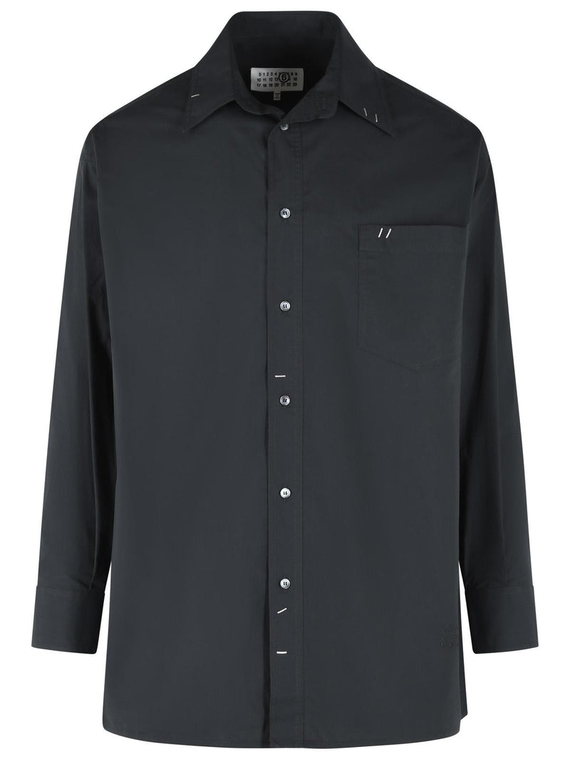 MM6 Maison Margiela MM6 Maison Margiela Black Cotton Shirt Men - World Class Fashion