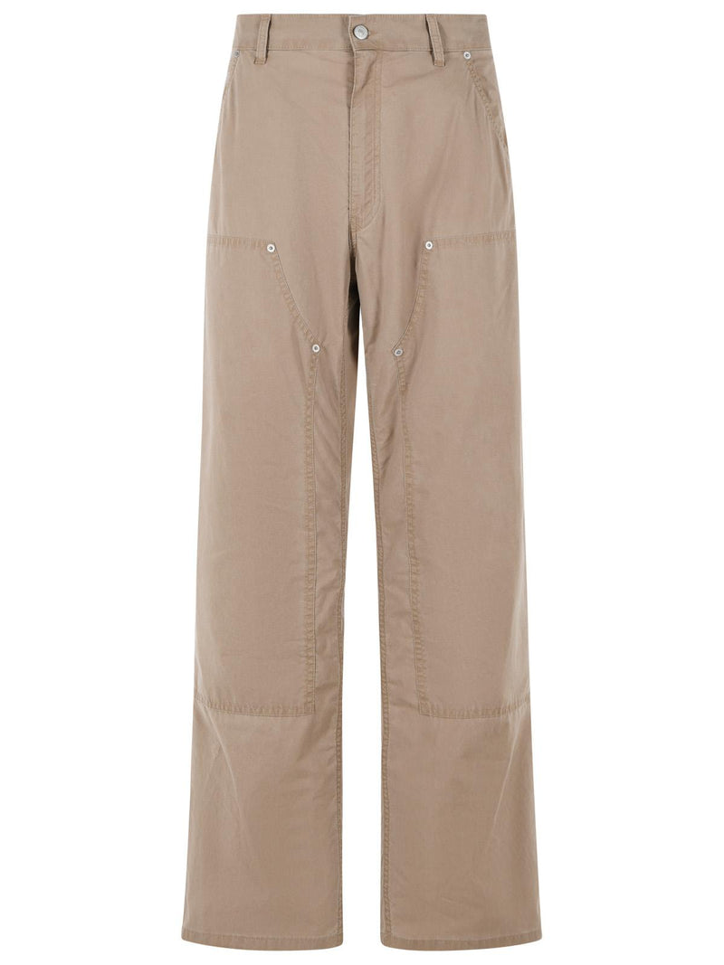 MM6 Maison Margiela MM6 Maison Margiela Cotton Jeans Dark Beige Men - World Class Fashion