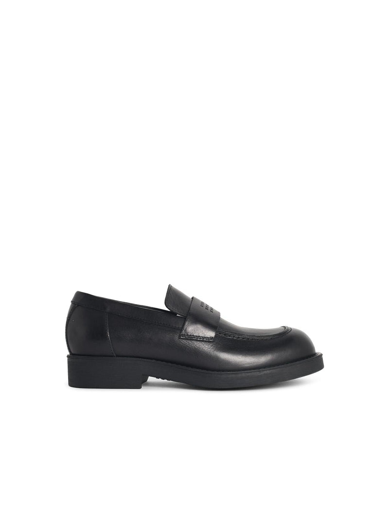 MM6 Maison Margiela MM6 Maison Margiela Mocasines Negros de Cuero para Hombre - World Class Fashion