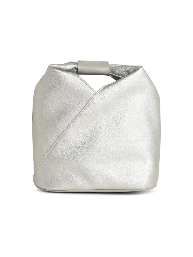 MM6 Maison Margiela Bolso bandolera de piel plateada MM6 Maison Margiela Japanese - World Class Fashion