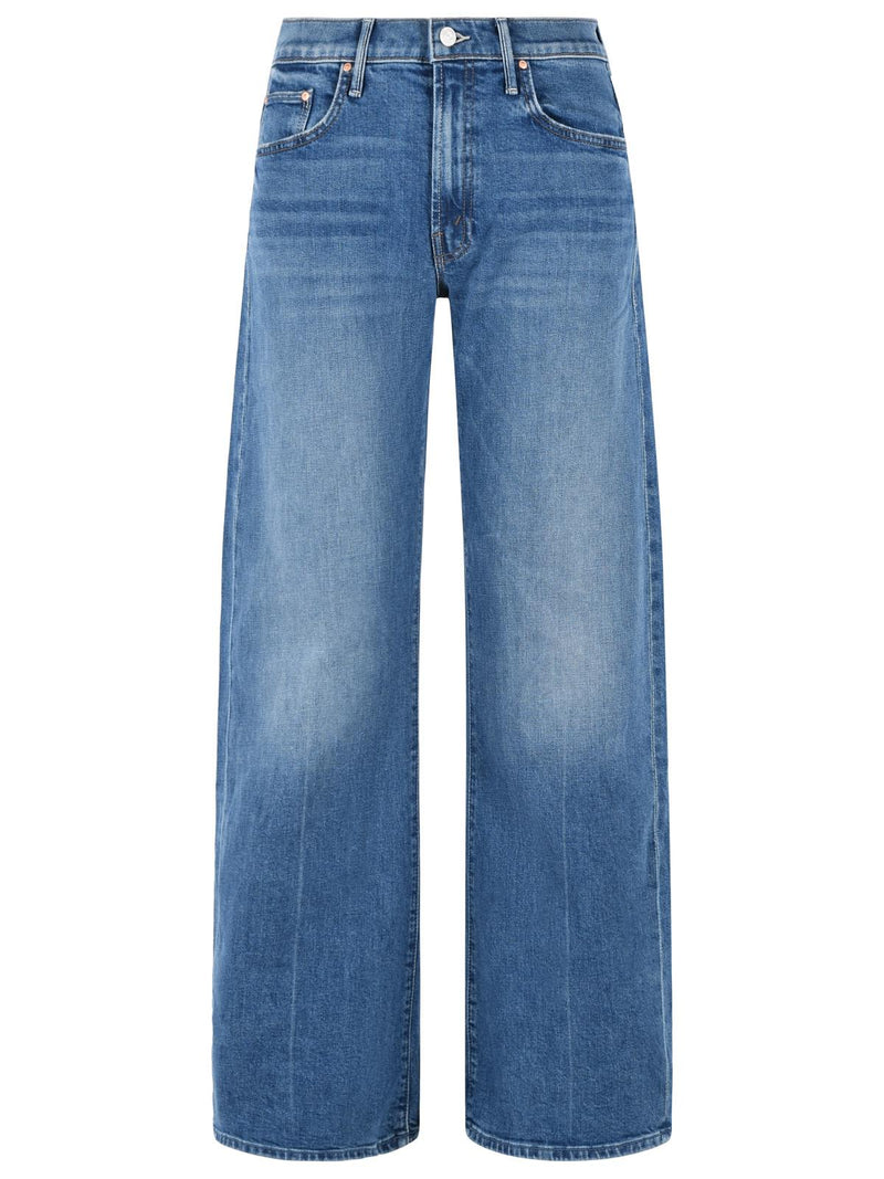 Mother Mother THE Mid Rise Blue Cotton Jeans Women - World Class Fashion