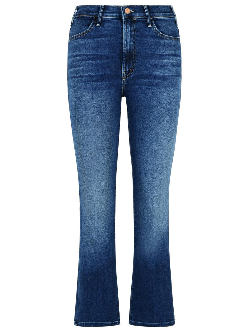Mother Mother THE Hustler Blue Cotton Jeans Women - World Class Fashion