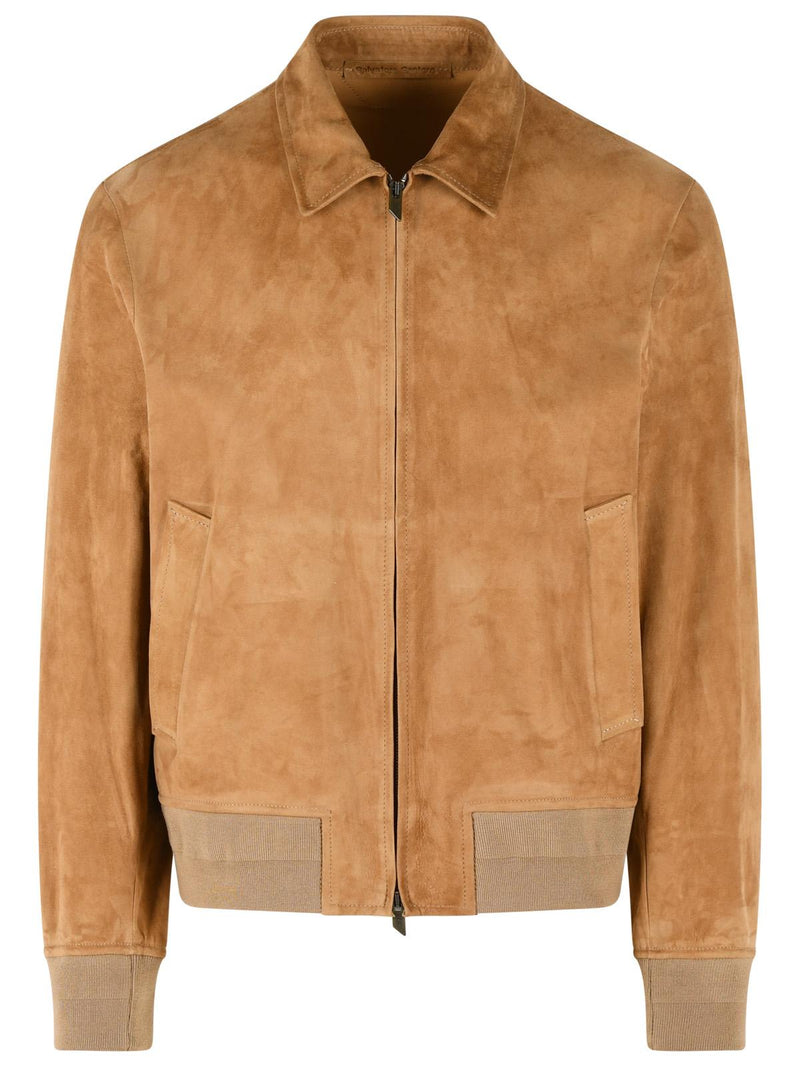 Salvatore Santoro Salvatore Santoro TIMBERLAND Brown Suede Jacket - World Class Fashion