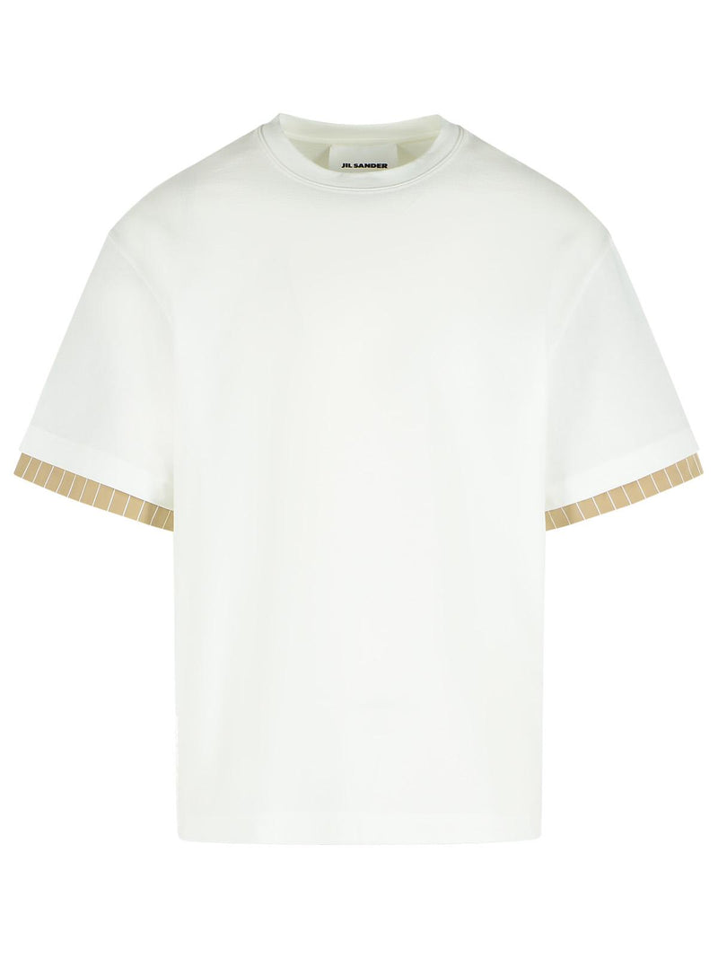 Jil Sander Jil Sander Cotton Crew Neck T-shirt White Men - World Class Fashion