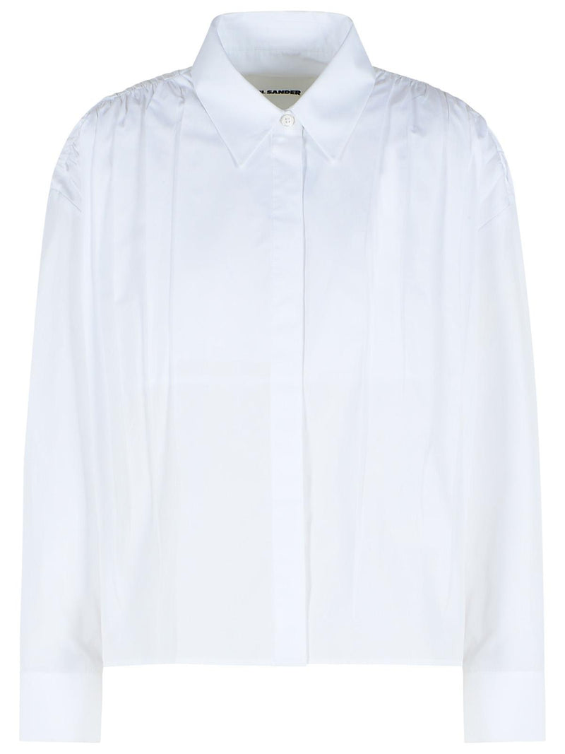Jil Sander Jil Sander White Cotton Shirt Women - World Class Fashion