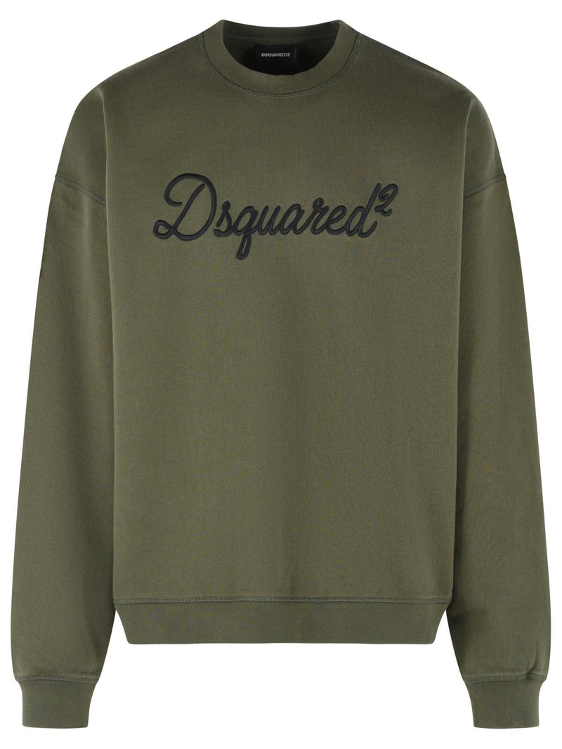 Dsquared2 Dsquared2 Cotton Sweatshirt Green Men - World Class Fashion