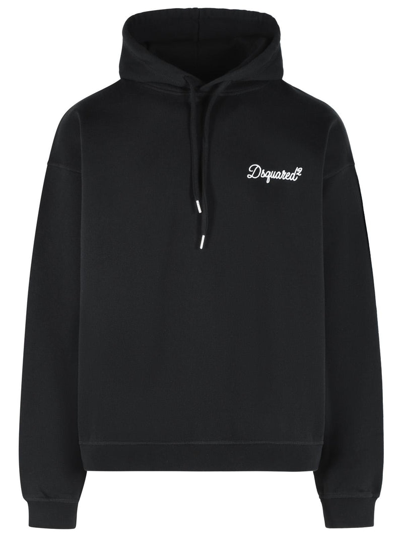 Dsquared2 Dsquared2 Cotton Sweatshirt Black Men - World Class Fashion