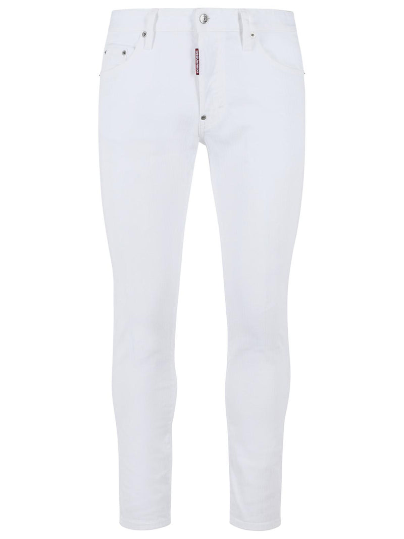 Dsquared2 Dsquared2 Cotton Denim Jeans White Men - World Class Fashion