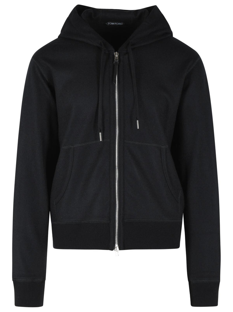 Tom Ford Tom Ford Cashmere Hooded Sweater Black Men - World Class Fashion