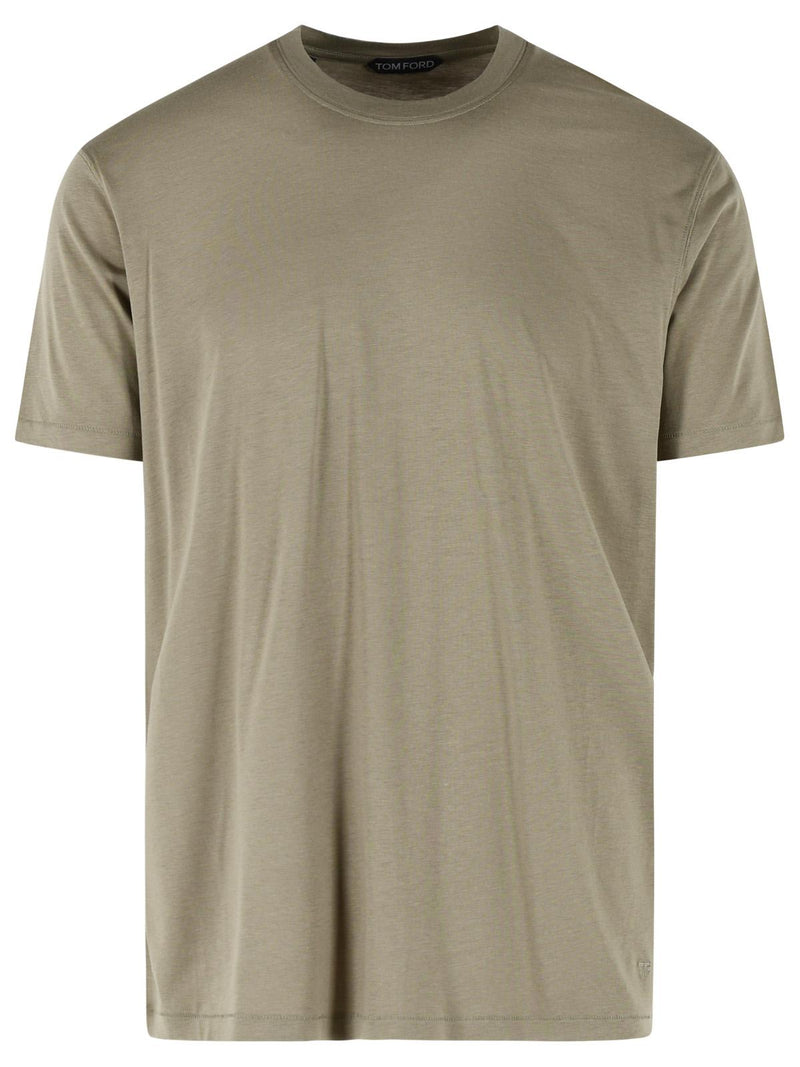 Tom Ford Tom Ford Cotton Blend Polo Shirt Green Men - World Class Fashion