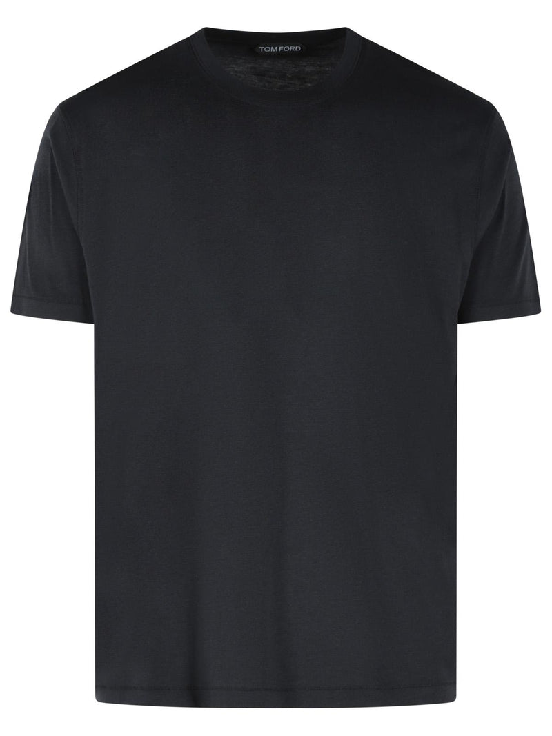 Tom Ford Tom Ford Cotton Blend Polo Shirt Black Men - World Class Fashion